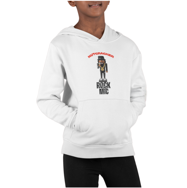 KIDS NUTCRACKER ROCK THE MIC  "MC" HOODIE (BLACK MC)