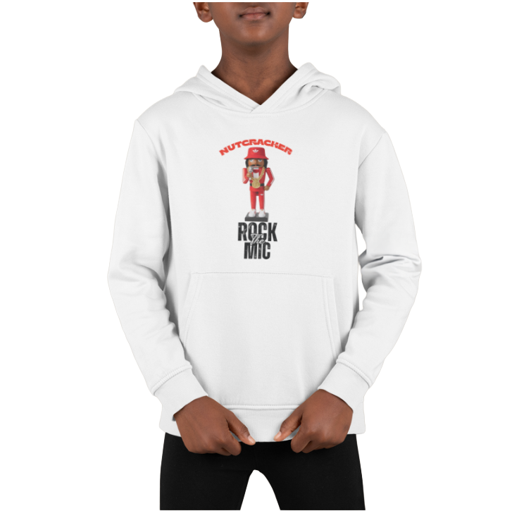 KIDS NUTCRACKER ROCK THE MIC  "MC" HOODIE (RED MC)